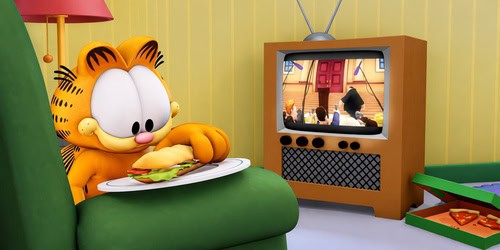 Garfield szerint lasagnával könnyebb az iskolakezdés